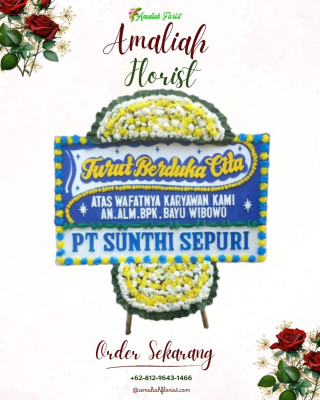 Papan Bunga Duka di Gerih
