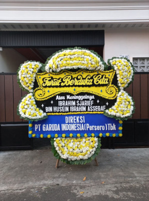 Papan Bunga Duka di Gerih
